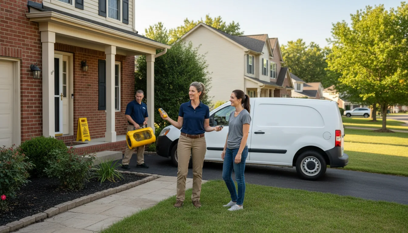 Water restoration image for Home Water Damage Repair in Brookston, IN